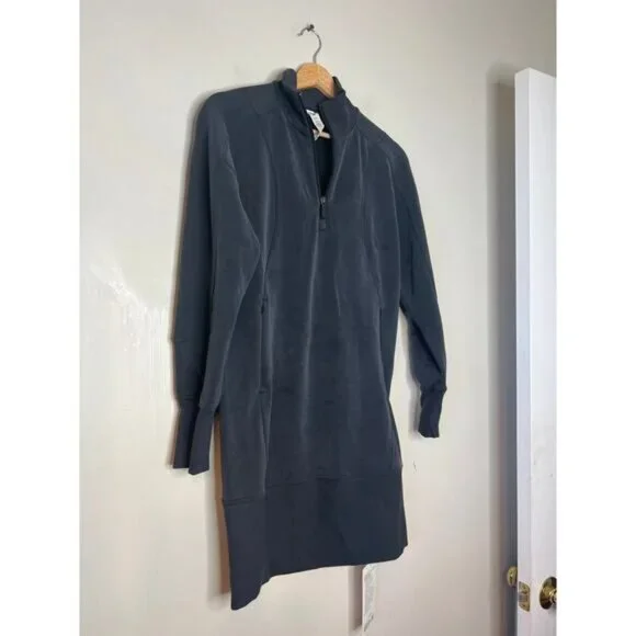 long sleeve navy midi dress Buffalo Jeans Women's Virlen 's Long Sleeve Tie-neck Printed Midi Dress, Navy main image 0